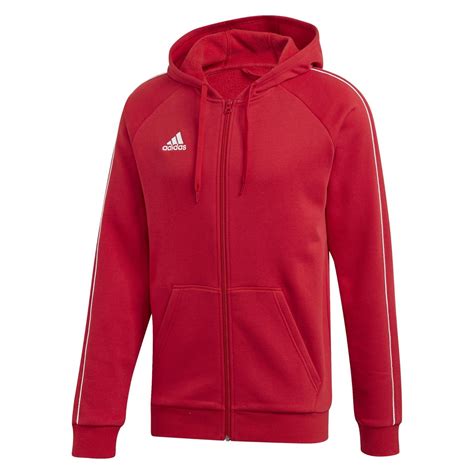 adidas freizeitset core 18 rot schwarz|adidas Core 18 Full Zip Sweatjacke rot .